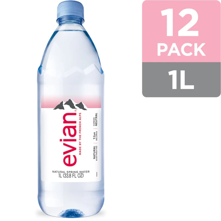 Evian sparkling water